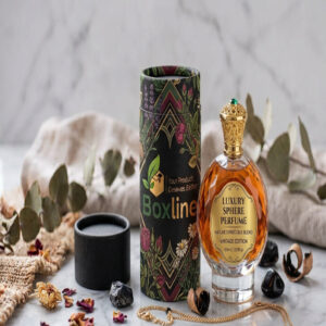 luxury floral kraft perfume box
